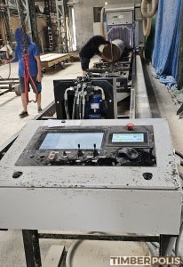 Кутова дискова пилорама Dekos made s.r.o. PP-550 |  Лісопильна техніка | Деревообробні механізми | Drekos Made s.r.o