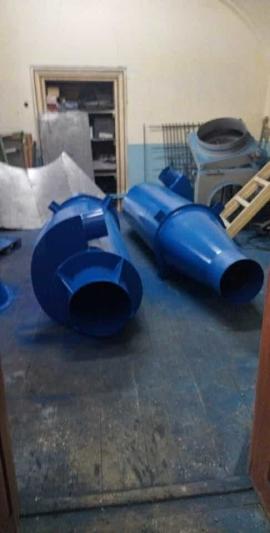 Всмоктувальне обладнання Cyklonový odlučovač pílin  |  Сушки, вентиляція | Деревообробні механізми | Juraj polovka šneky výroba 