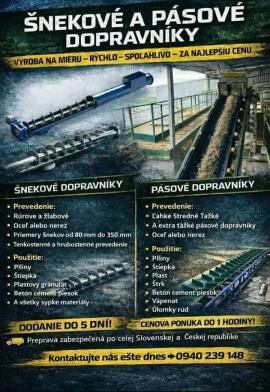 Інша техніка Strojtatry |  Лісопильна техніка | Деревообробні механізми | Juraj polovka šneky výroba 