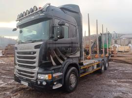 Лісовоз Scania R450 |  Транспортна і маніпуляційна техніка | Деревообробні механізми | Tartak Drewbud